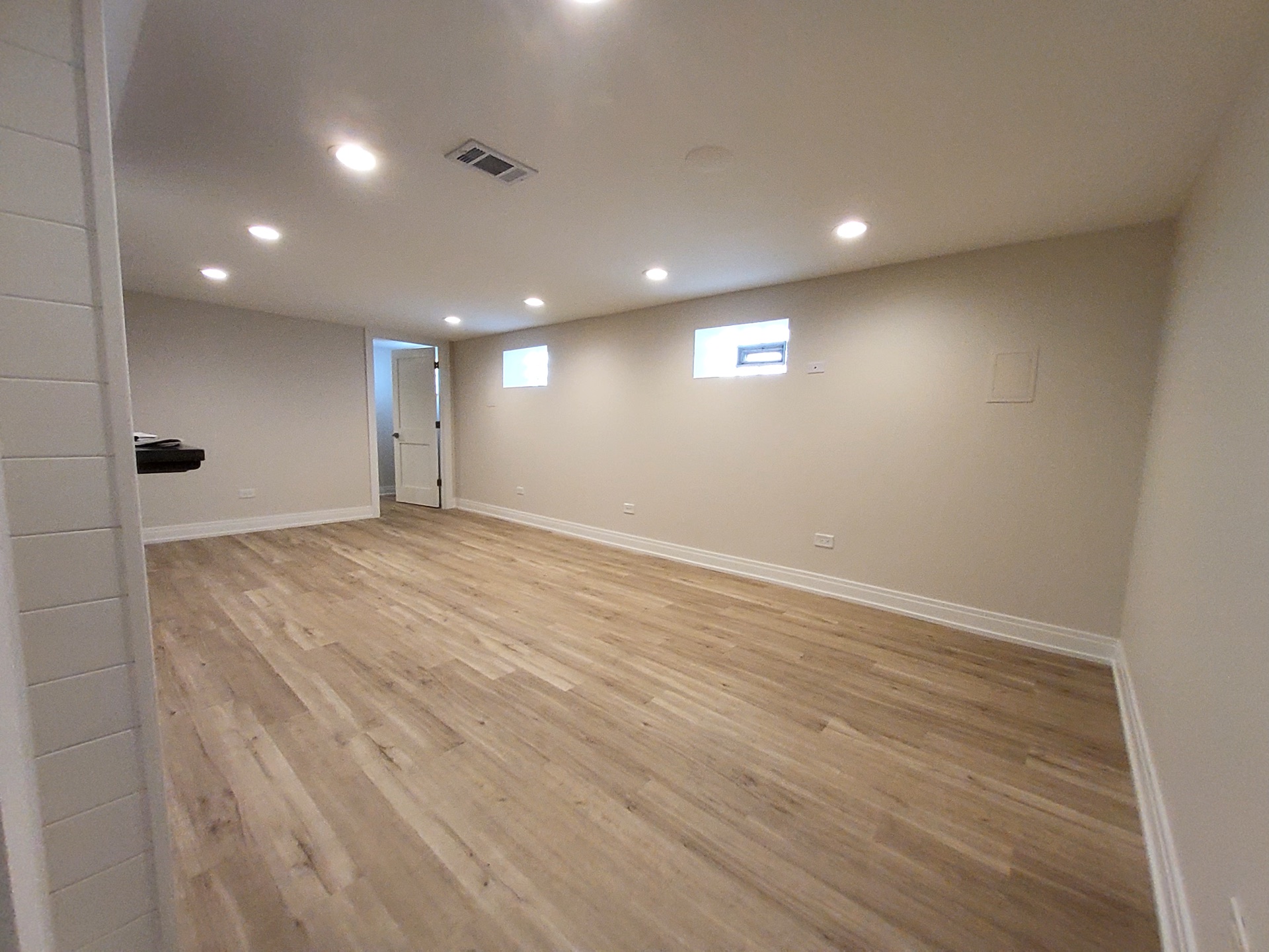 Open finished space remodeled by Alpha Development Group